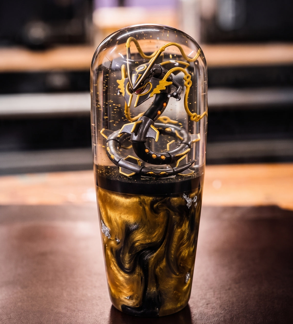 Custom Mega Rayquaza Resin Shift Knob