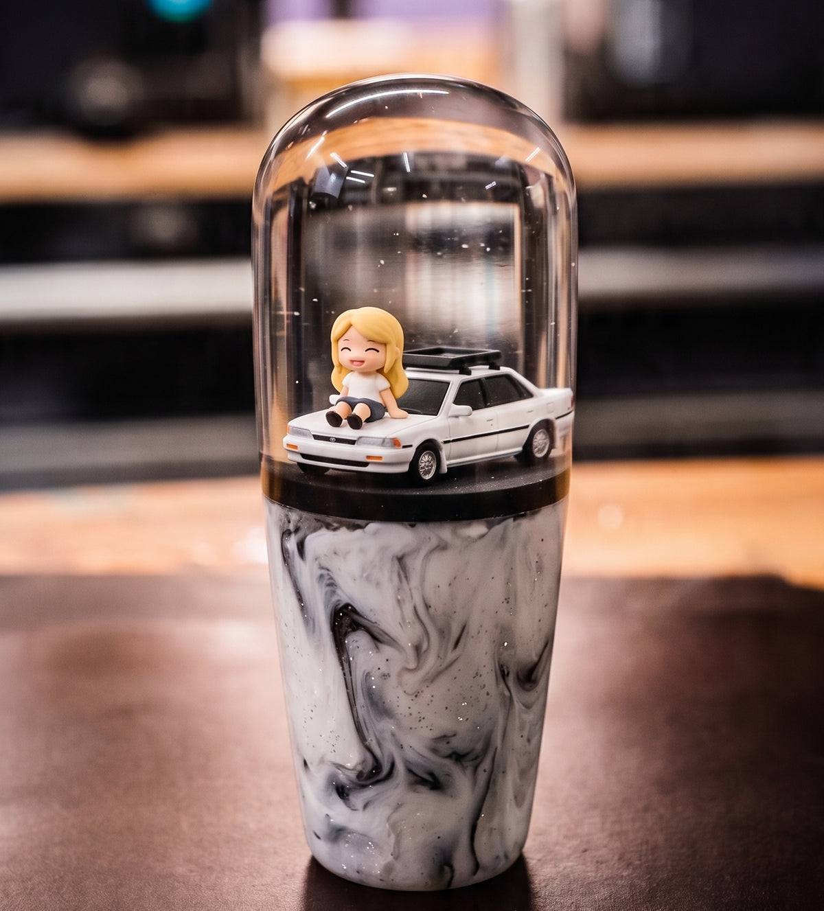 Custom Girl & Camry Resin Shift Knob