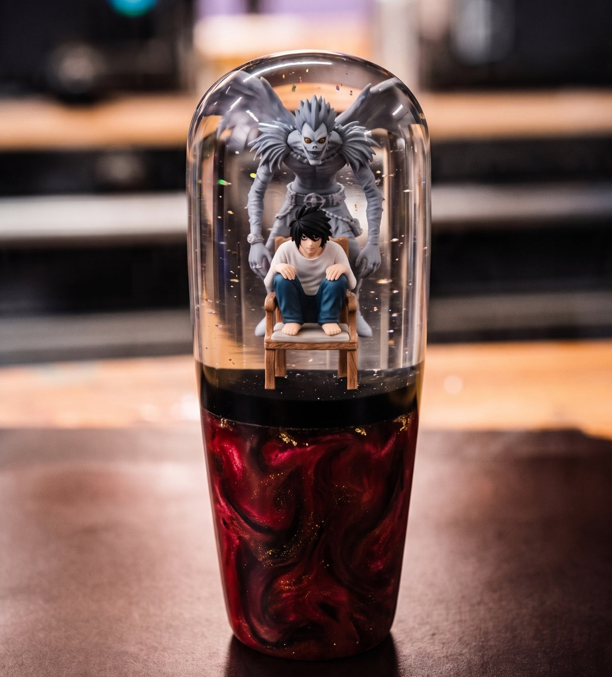 Custom Ryuk & L (Death Note) Resin Shift Knob