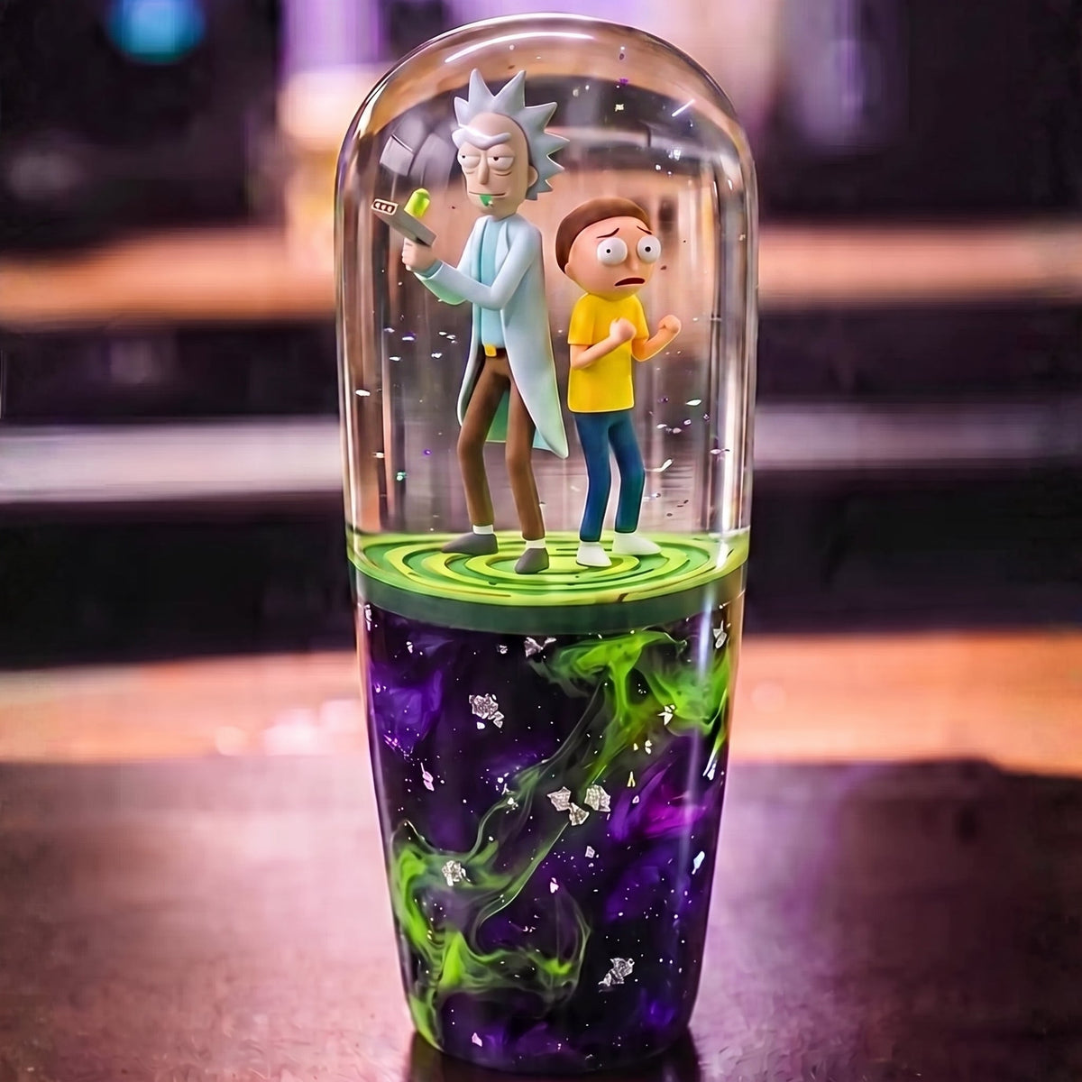 LED Rick and Morty Knob