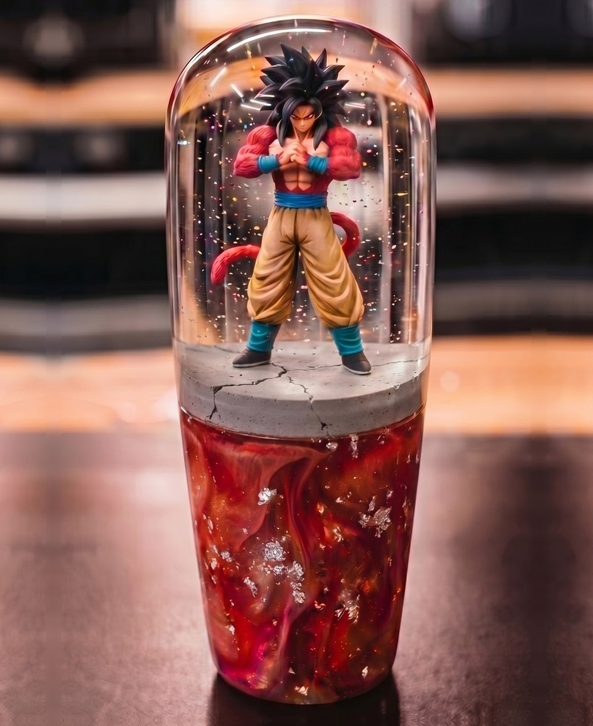 [PRE-ORDER] LED Super Saiyan 4 Goku Knob