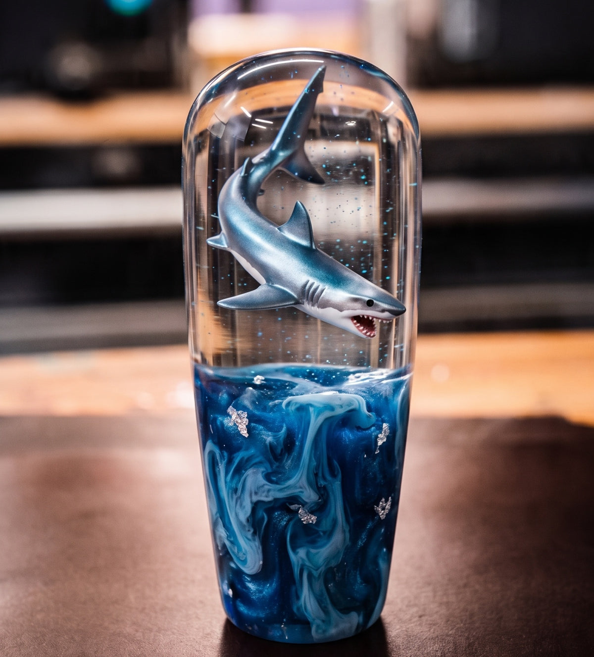 Custom Mako Shark Resin Shift Knob