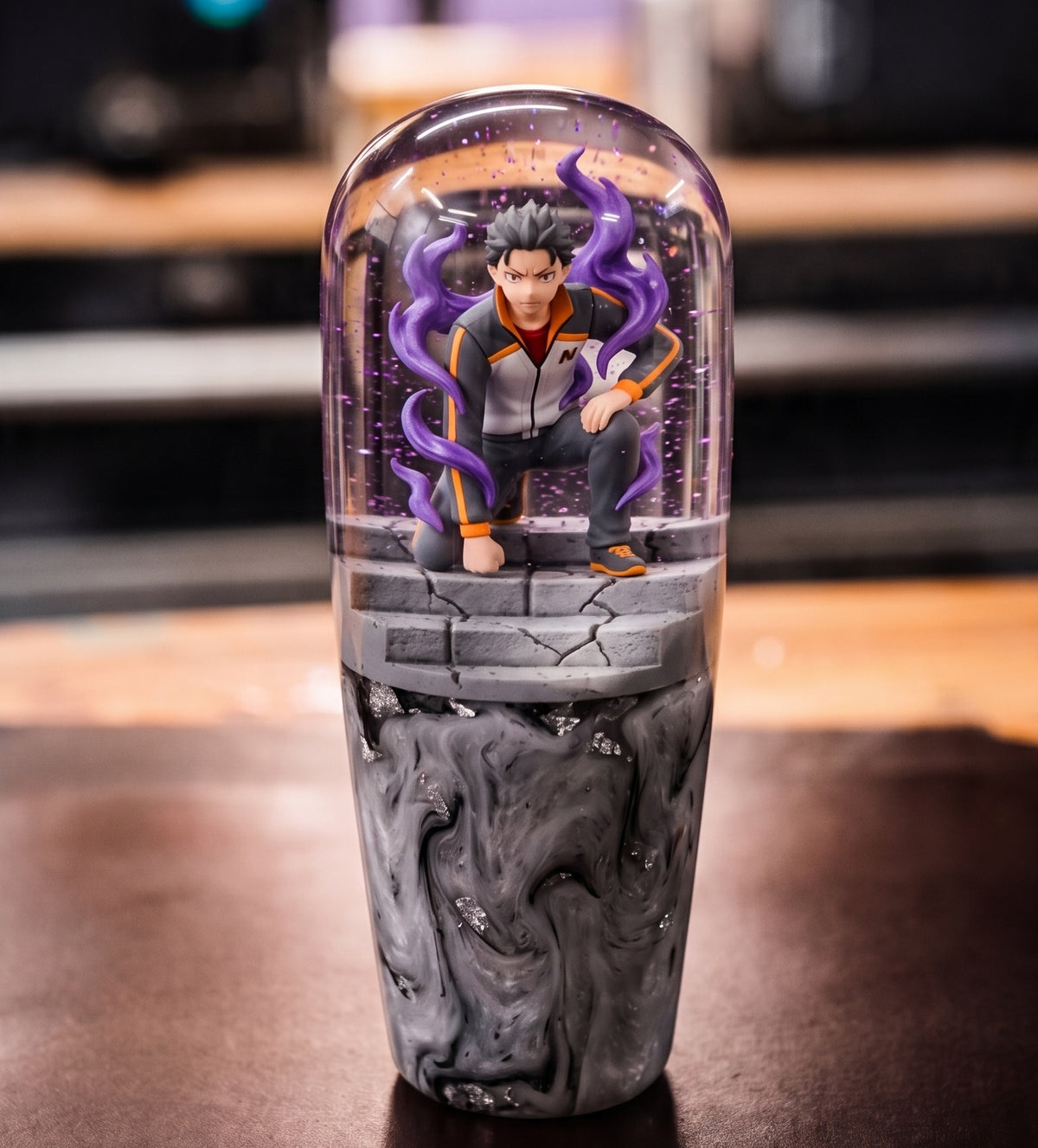 Custom Natsuki Subaru (Re:Zero) Resin Shift Knob
