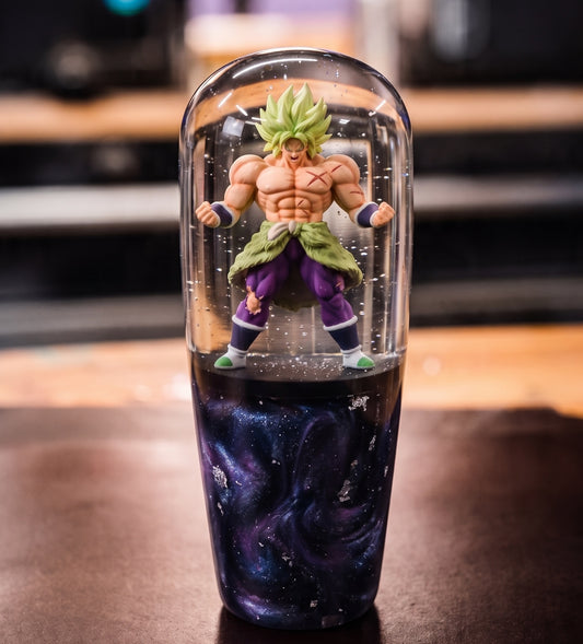 Custom Broly Galaxy Resin Shift Knob